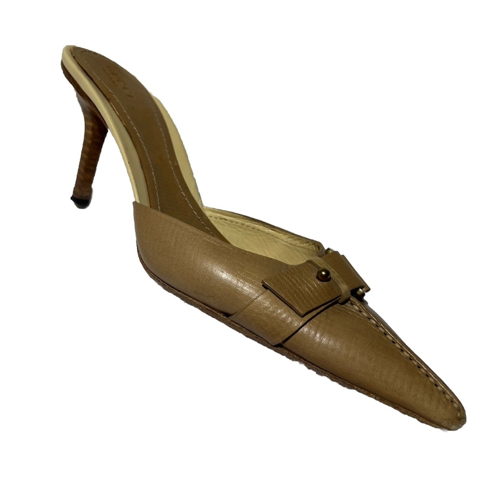 AUTHENTIC GUCCI ITALIAN MADE SHOES, SIGNATURE BUCKLE MULES , 7B